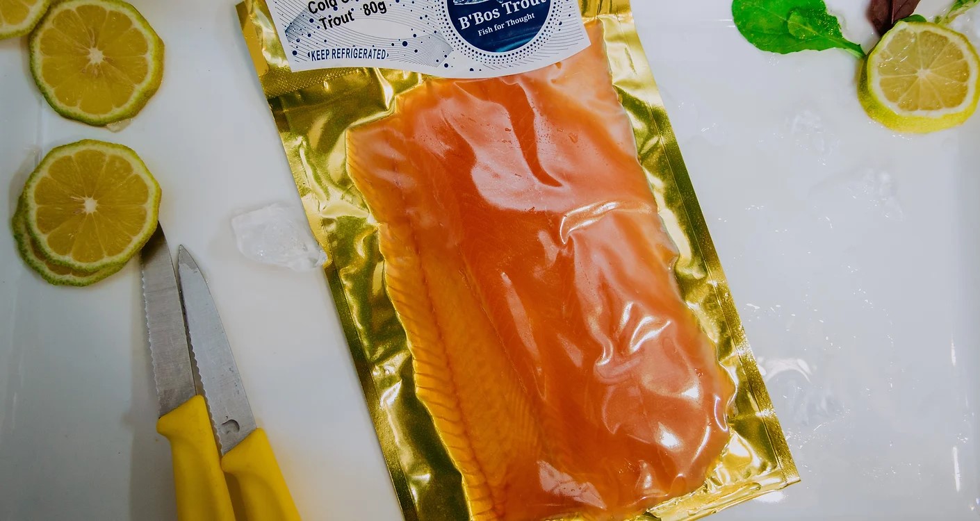 Cold Smoked Trout Ribbons